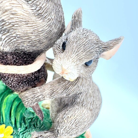 Charming Tails Silvestri Figurine Cattails Catapult Dean Griff  Mice 87/448 Vtg - Picture 8 of 12